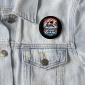 Badge Rond 5 Cm Roi du bleu profond (En situation)