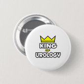 Badge Rond 5 Cm Roi d'Urologie (Devant & derrière)