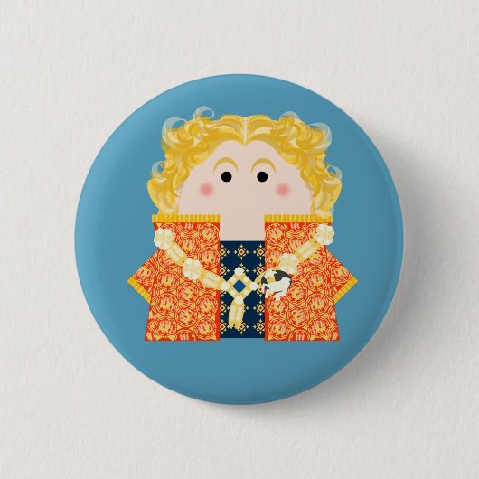 Badge Rond 5 Cm Roi Richard II d'Angleterre (Devant)