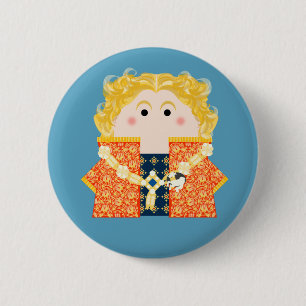 Badge Rond 5 Cm Roi Richard II d'Angleterre