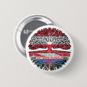 Badge Rond 5 Cm Rom Romani Arbre autrichien (Devant & derrière)
