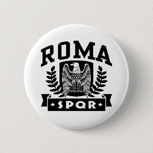 Badge Rond 5 Cm Rom SPQR