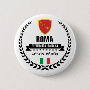 Badge Rond 5 Cm Roma