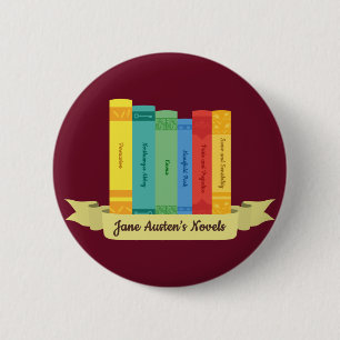 Badge Rond 5 Cm Roman de Jane Austen III