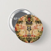 Badge Rond 5 Cm Romantique désespéré (Devant & derrière)