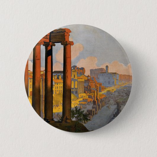 Badge Rond 5 Cm Rome (Devant)