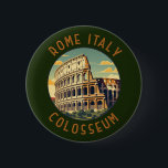 Badge Rond 5 Cm Rome Italie Colisée Voyage Art Vintage<br><div class="desc">Design vectoriel du Colisée de Rome. Rome est située dans la partie centrale-ouest de la péninsule italienne,  dans le Latium,  le long des rives du Tibre.</div>