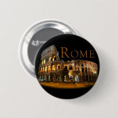 Badge Rond 5 Cm Rome : Le Colosseum (Devant & derrière)
