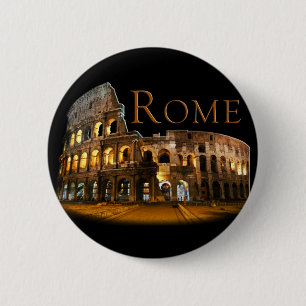 Badge Rond 5 Cm Rome : Le Colosseum