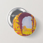 Badge Rond 5 Cm Rome par le train deluxe (Devant & derrière)