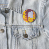 Badge Rond 5 Cm Rome par le train deluxe (En situation)