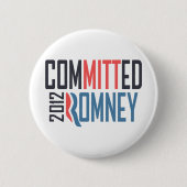 Badge Rond 5 Cm Romney engagé (Devant)