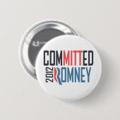 Badge Rond 5 Cm Romney engagé (Devant & derrière)