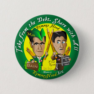 Badge Rond 5 Cm Romney Hood Tire De La Dette