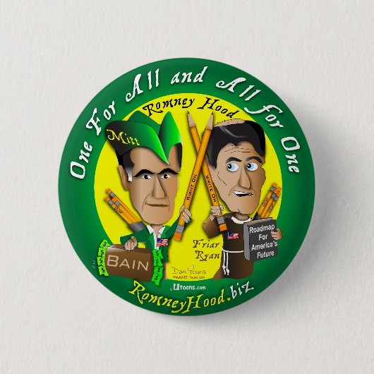 Badge Rond 5 Cm Romney Hood Tout Pour Un (Devant)