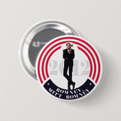 Badge Rond 5 Cm Romney, Mitt Romney (Devant & derrière)