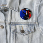 Badge Rond 5 Cm Romney pour le président (En situation)