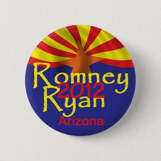 Badge Rond 5 Cm Romney Ryan (Devant)