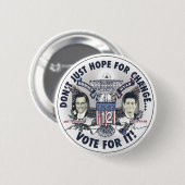 Badge Rond 5 Cm Romney Ryan 2012 deux a dirigé Eagle Jugate (Devant & derrière)