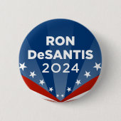 Badge Rond 5 Cm Ron DeSantis 2024 (Devant)