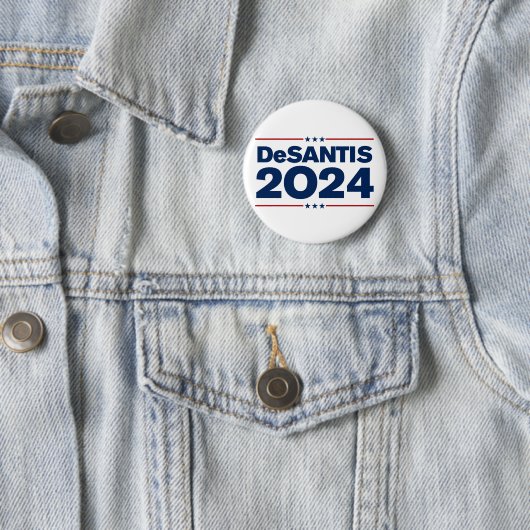 Badge Rond 5 Cm Ron DeSantis 2024 (En situation)