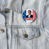 Badge Rond 5 Cm Ron DeSantis pour le Président Button (En situation)