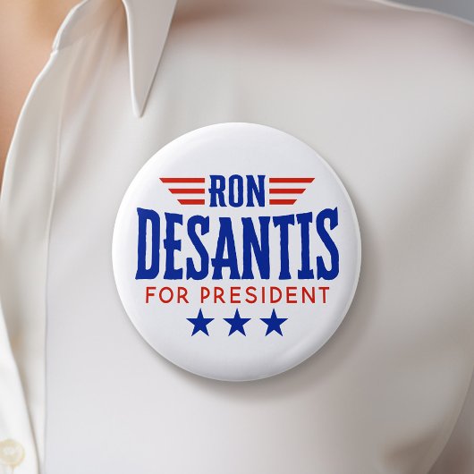 Badge Rond 5 Cm Ron DeSantis pour le président - Campagne