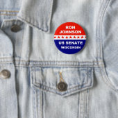 Badge Rond 5 Cm Ron Johnson Sénat américain Wisconsin 2022 (En situation)