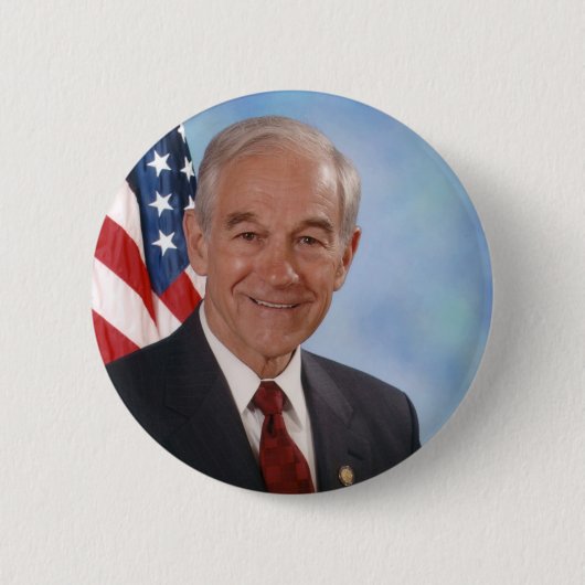 Badge Rond 5 Cm Ron Paul (Devant)