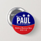 Badge Rond 5 Cm Ron Paul (Devant & derrière)