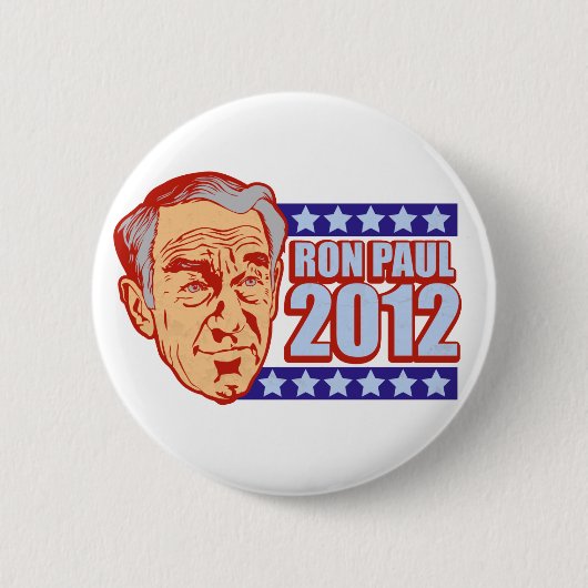 Badge Rond 5 Cm Ron Paul 2012 (Devant)