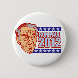 Badge Rond 5 Cm Ron Paul 2012