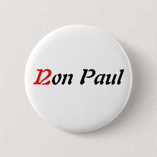 Badge Rond 5 Cm Ron Paul 2012