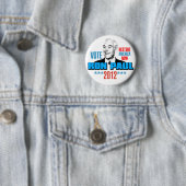 Badge Rond 5 Cm Ron Paul 2012 (En situation)