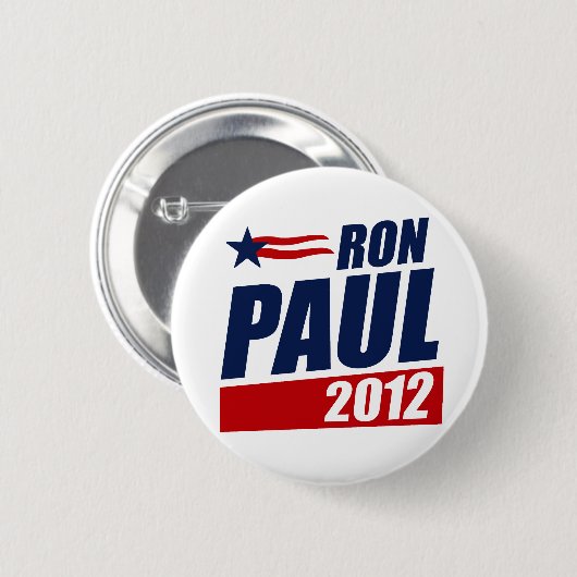 BADGE ROND 5 CM RON PAUL 2012 (Devant & derrière)