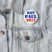 Badge Rond 5 Cm Ron Paul 2012 (En situation)