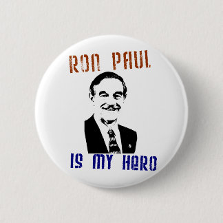 Badge Rond 5 Cm Ron Paul est mon héros