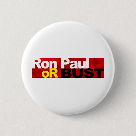 Badge Rond 5 Cm Ron Paul ou buste ! (Devant)