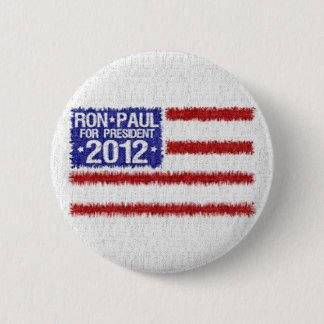 Badge Rond 5 Cm Ron Paul pour le bouton de président 2012 campagne