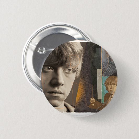 Badge Rond 5 Cm Ron Weasley 8 (Devant & derrière)