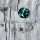 Badge Rond 5 Cm Ron Weasley and Lucius Malfoy (En situation)