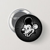Badge Rond 5 Cm Rongeur de Ricky (Devant & derrière)