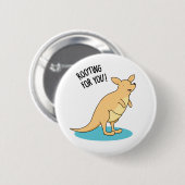 Badge Rond 5 Cm Roo Ting Pour Vous Drôle Kangaroo Pun (Devant & derrière)