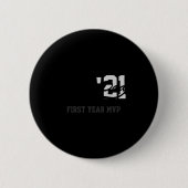 Badge Rond 5 Cm Rookie Dad First Year Mvp Srty T Shirt  (Devant)