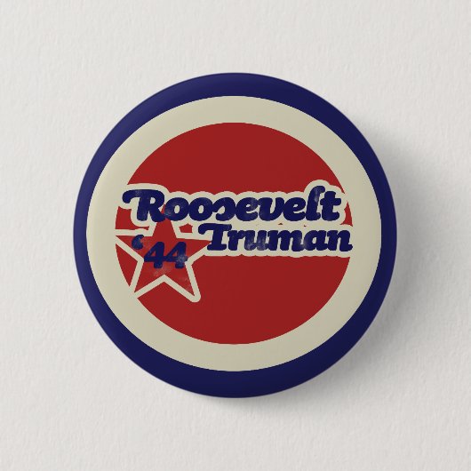 Badge Rond 5 Cm Roosevelt Truman 44 (Devant)