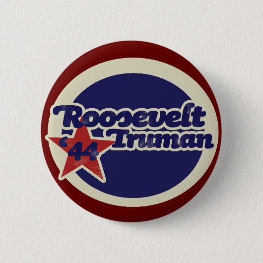 Badge Rond 5 Cm Roosevelt Truman 44 (Devant)
