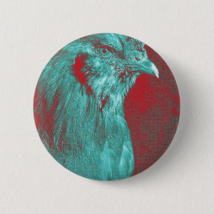 Badge Rond 5 Cm Rooster