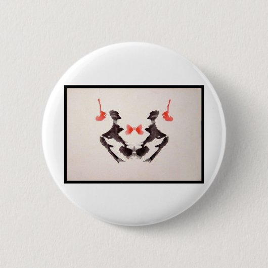 Badge Rond 5 Cm Rorschach Inkblot 3.0 (Devant)