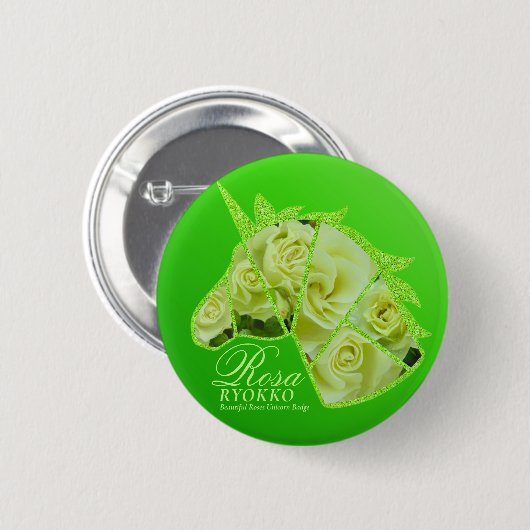 Badge Rond 5 Cm Rosa Ryokko (Devant & derrière)
