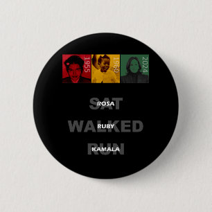 Badge Rond 5 Cm Rosa Sat Ruby Marche Kamala Run